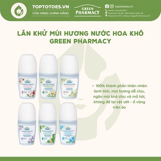 Lăn khử mùi lành tính hương nước hoa khô Green Pharmacy
