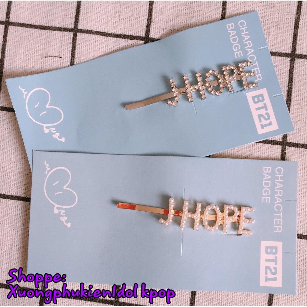 Kẹp tóc thành viên Bangtan Black Pink M5A03 L2MC