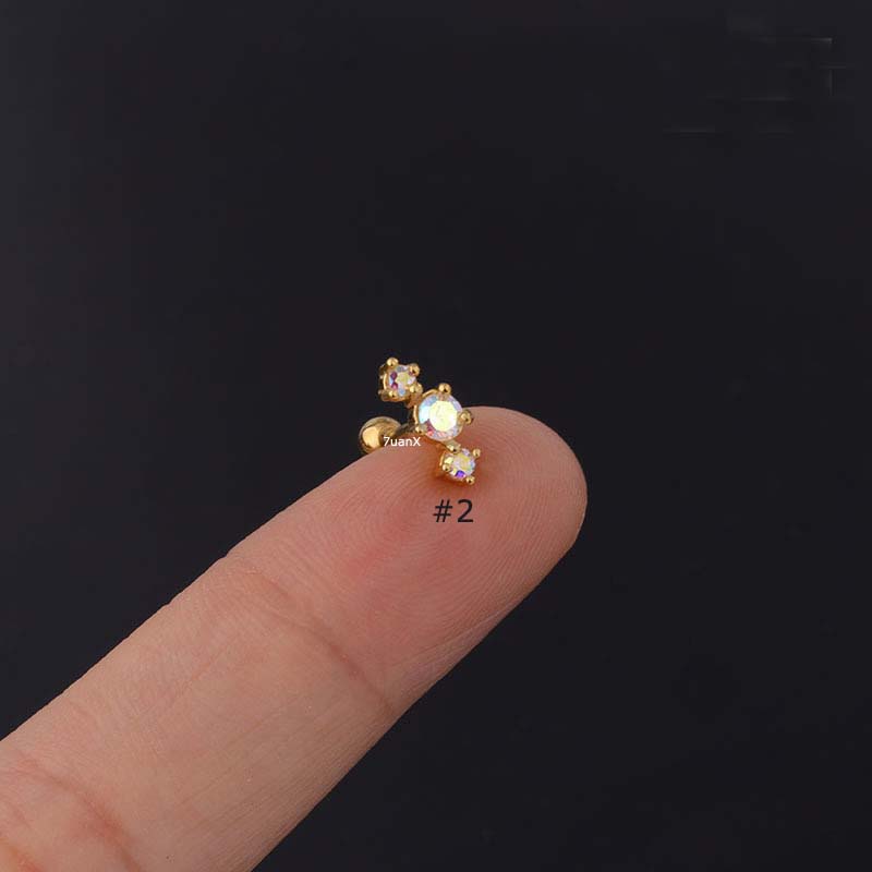 Bông tai thép không gỉ cỡ 20 thời trang vintage