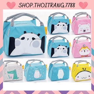 [❌BÁN SỈ❌] Túi Giữ Nhiệt🔥FREESHIP🔥Túi Đựng Cơm Giữ Nhiệt Đa Năng Hình Thú 3 Lớp Có Khoá Kéo Tiện Lợi 88218