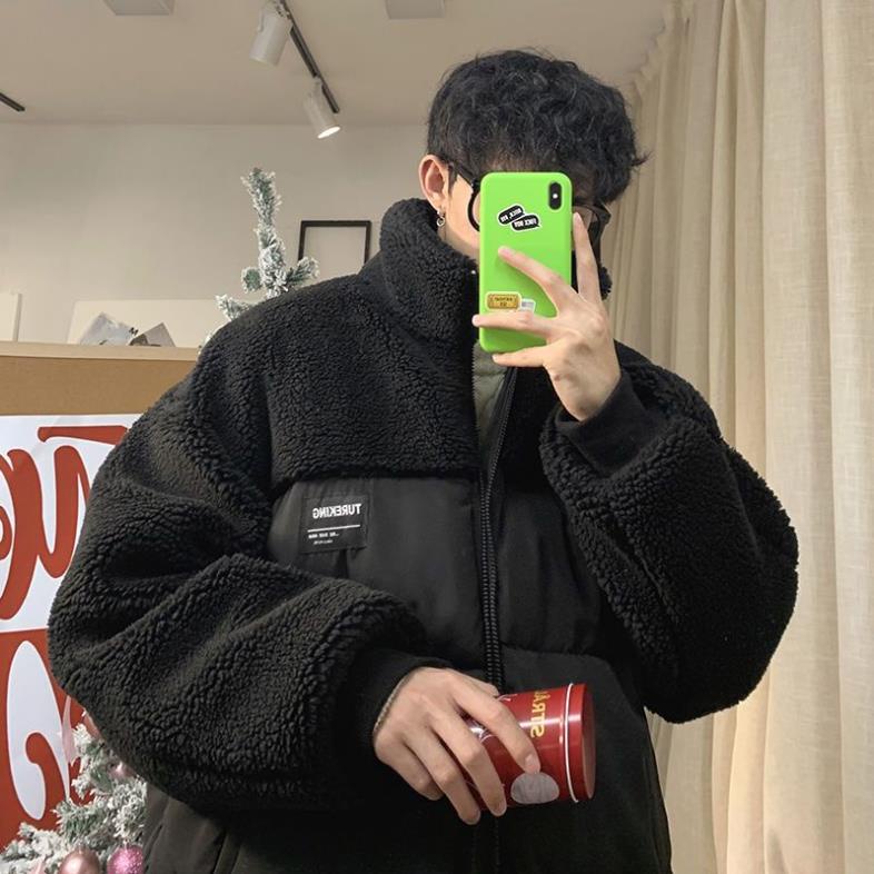 ÁO PHAO LÔNG CỪU UNISEX DÀY DẶN HÀNG OD TAOBAO
