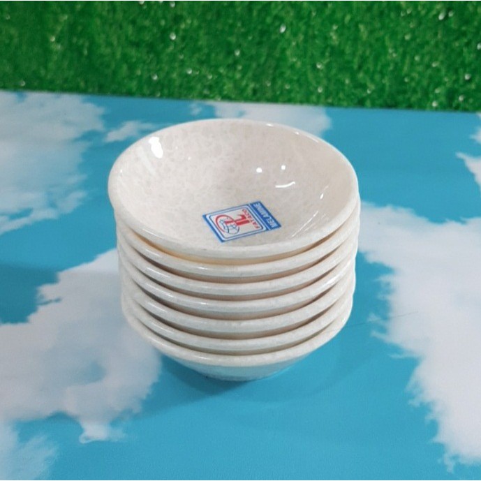 Chén chấm nhựa Melamine T36 nhỏ màu vân đá ,đựng gia vị -Cao Cấp