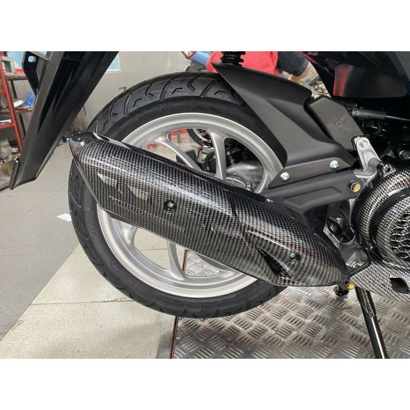 Bộ trang trí,bảo vệ xe vision 2020 2021 2022 2023 cacbon