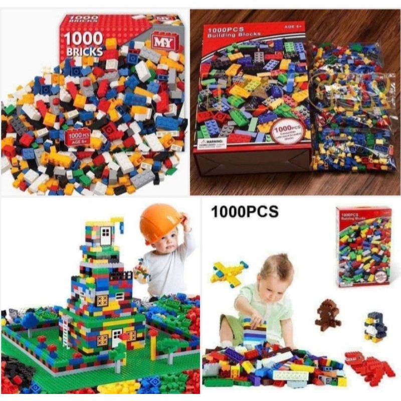 bộ lego 1000 miếng ghép cho bé trên 2 tuổi