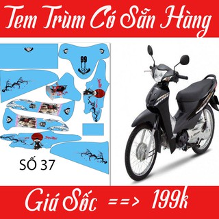 Tem Trùm Xe Wave Sẵn Hàng