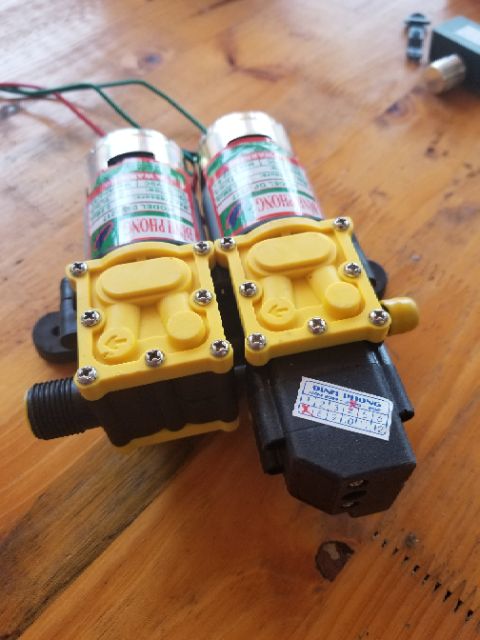 MÁY RỬA XE  mini 12V bơm áp LỰC ĐÔI Đỉnh Phong