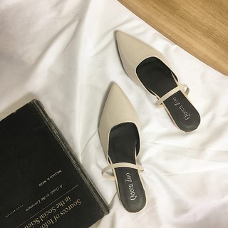 Dép nữ đế bệt mũi nhọn - 6328