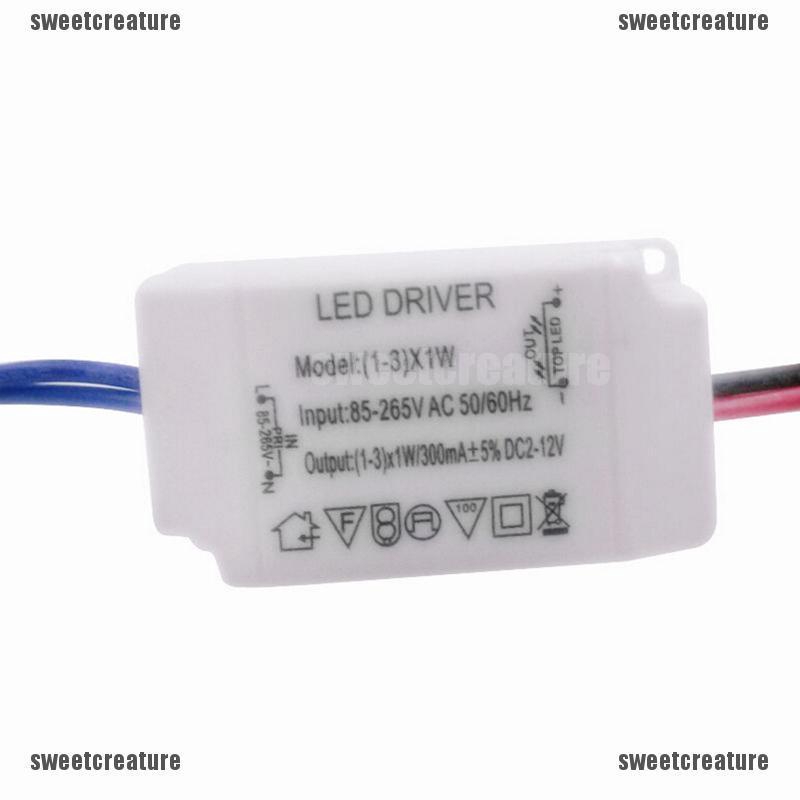 {FCC}Bộ chuyển nguồn đơn điện AC 85V-265V sang DC 12V LED 3X1W HL chất lượng cao{sweetcreature.vn}