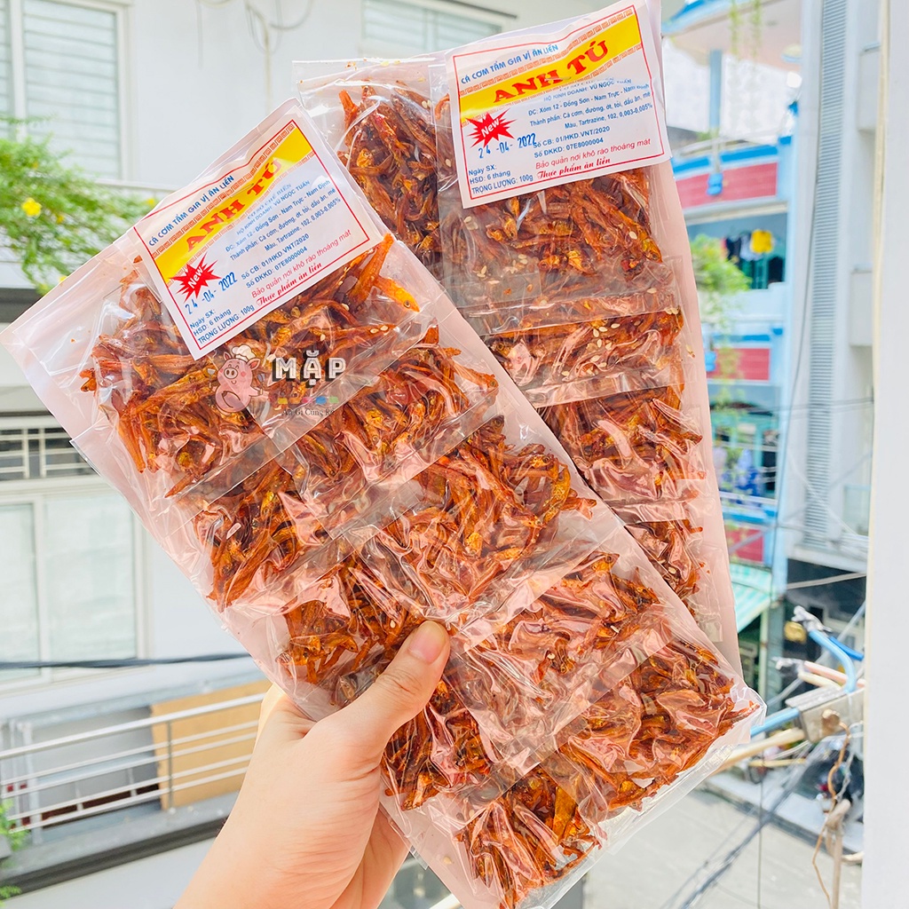 Cá Cơm Khô Chiên Giòn Tẩm Gia Vị Anh Tú