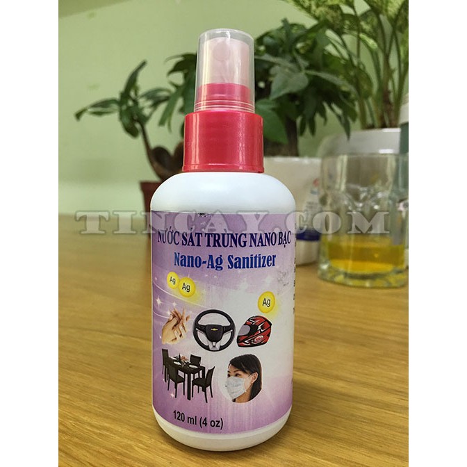 Nước Sát Trùng Nano Bạc 120ml (Nano-Ag Sanitizer)