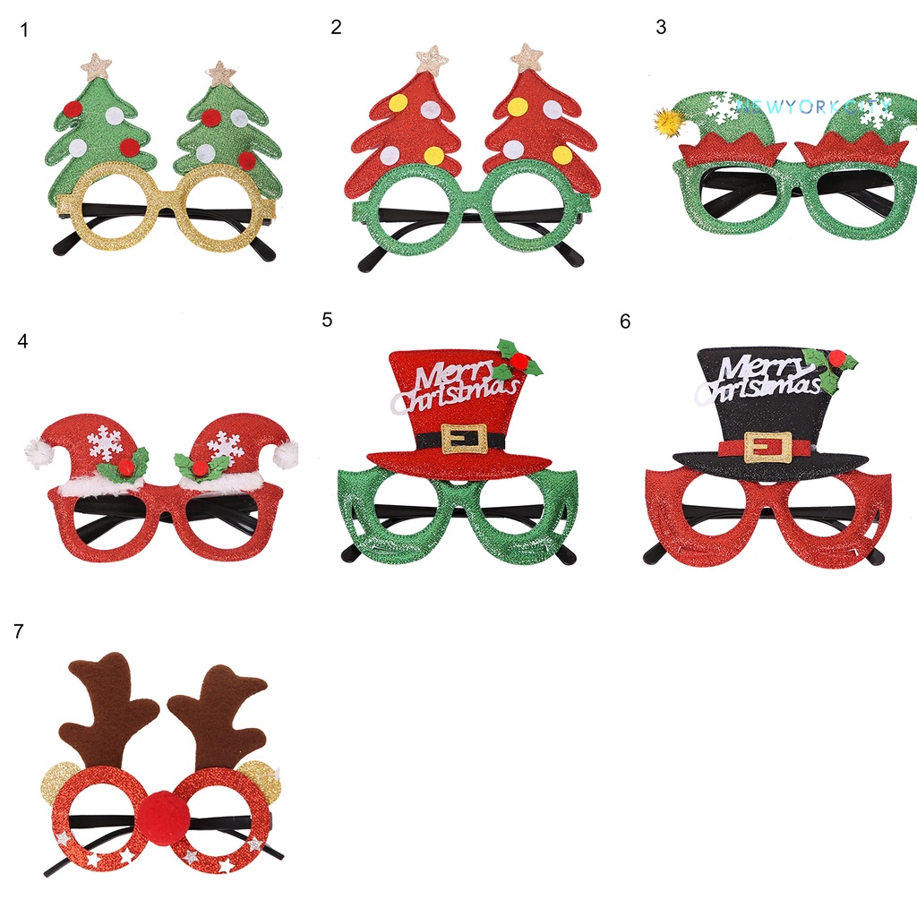 Ny-kính Mát Hình Tuần Lộc Giáng Sinh Thông Dụng Thoải Mái Nhiều Kiểu Dáng Trang Trí Cho Masq