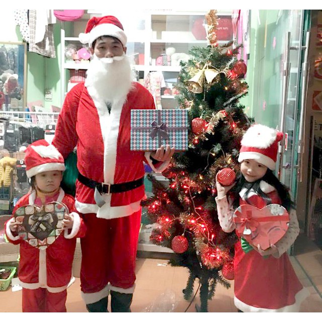 Set 5 Món Bộ Quần Áo Ông Già Noel Nam - Nữ | BigBuy360 - bigbuy360.vn