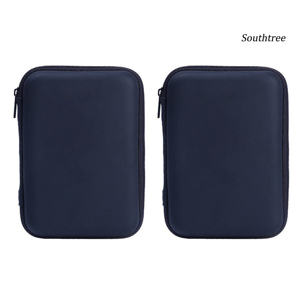 【Ready stock】2Pcs Portable 2.5Inch Hard Disk Storage Bag Zipper Pouch USB Cable Organizer | BigBuy360 - bigbuy360.vn