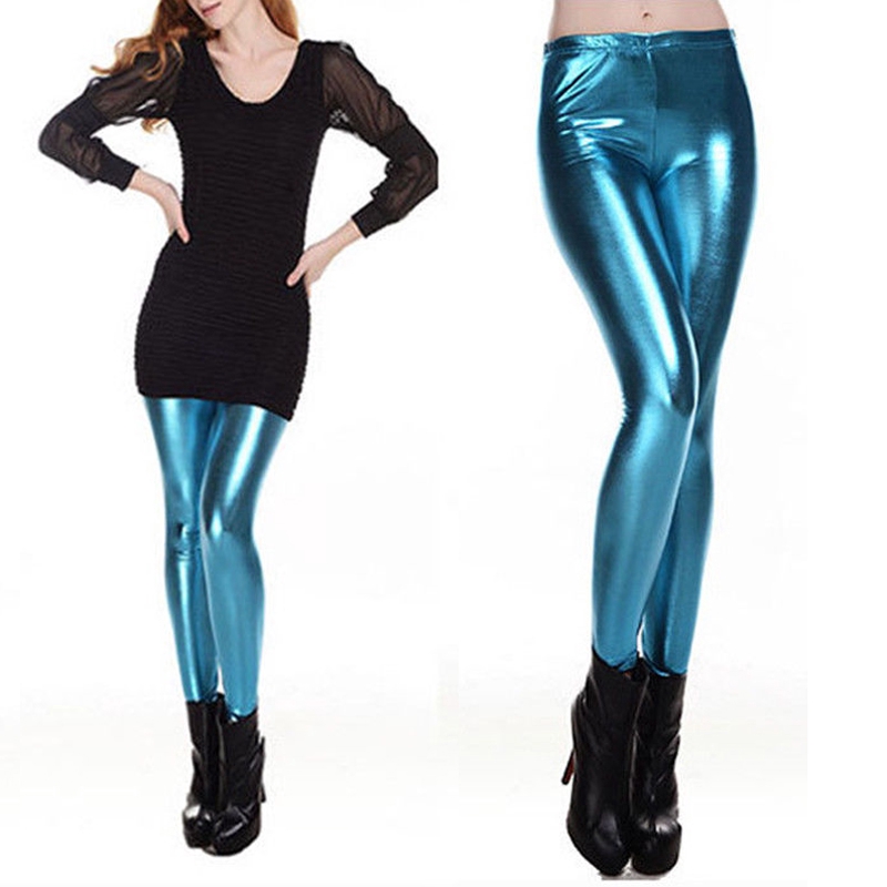 Quần legging da bóng thời trang punk cho nữ | BigBuy360 - bigbuy360.vn