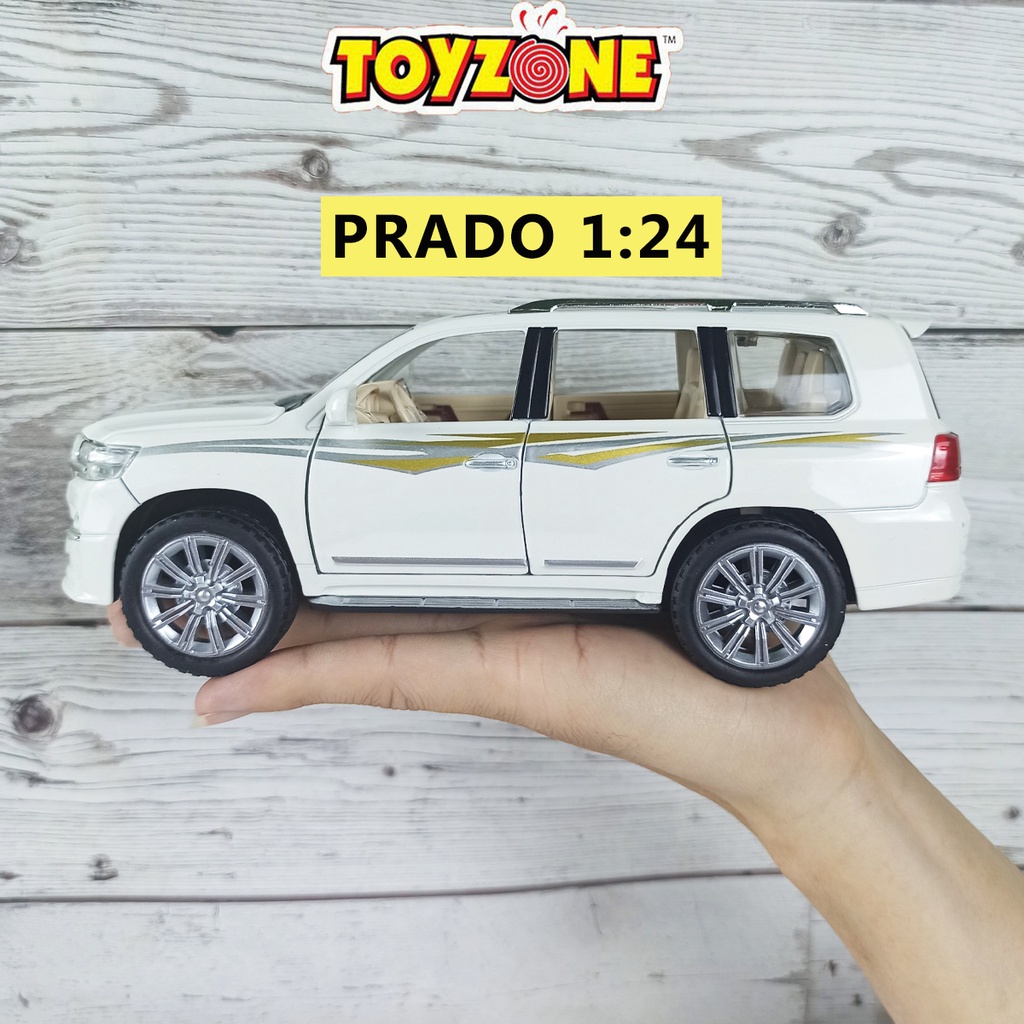 Xe mô hình ô tô Toyota Landcuiser PRADO bằng sắt Tỉ lệ 1:32