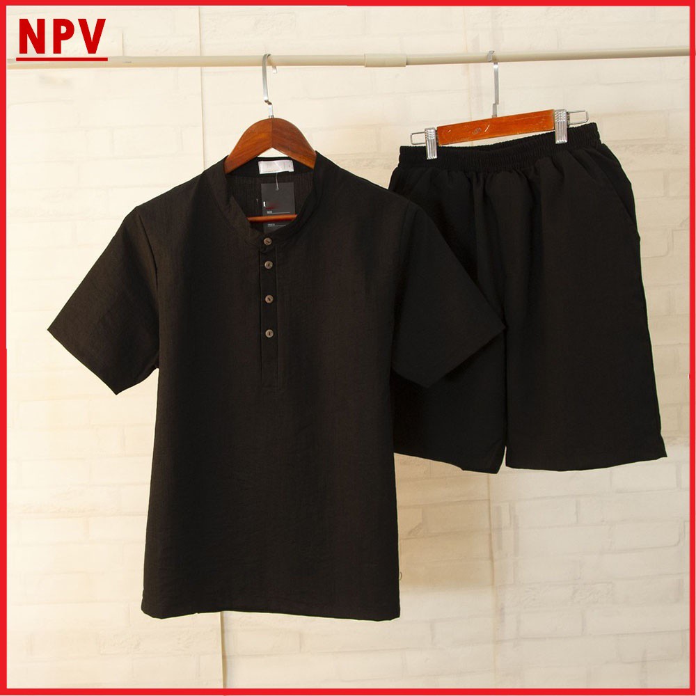 Bộ Quần Áo Đũi Nam NPV chất vải đũi thái loại dày bộ đồ nam vải đũi trẻ trung | BigBuy360 - bigbuy360.vn