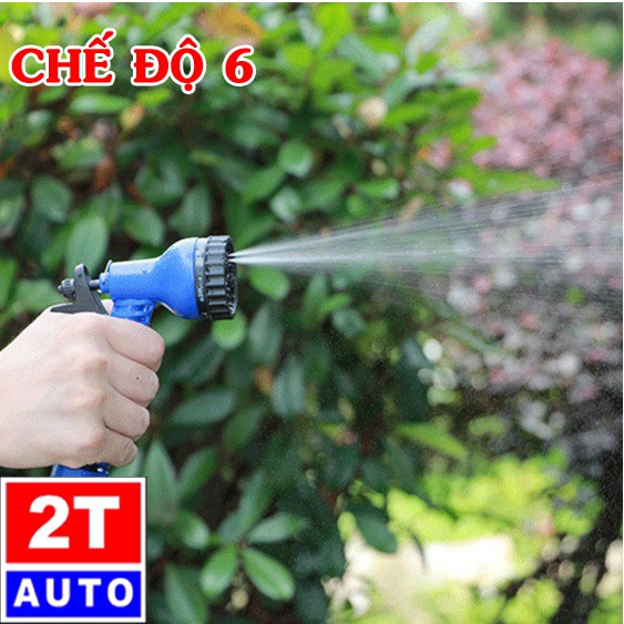 Vòi xịt nước đa năng 6 chế độ dùng để rửa xe, tưới cây và gia dụng: SKU:270