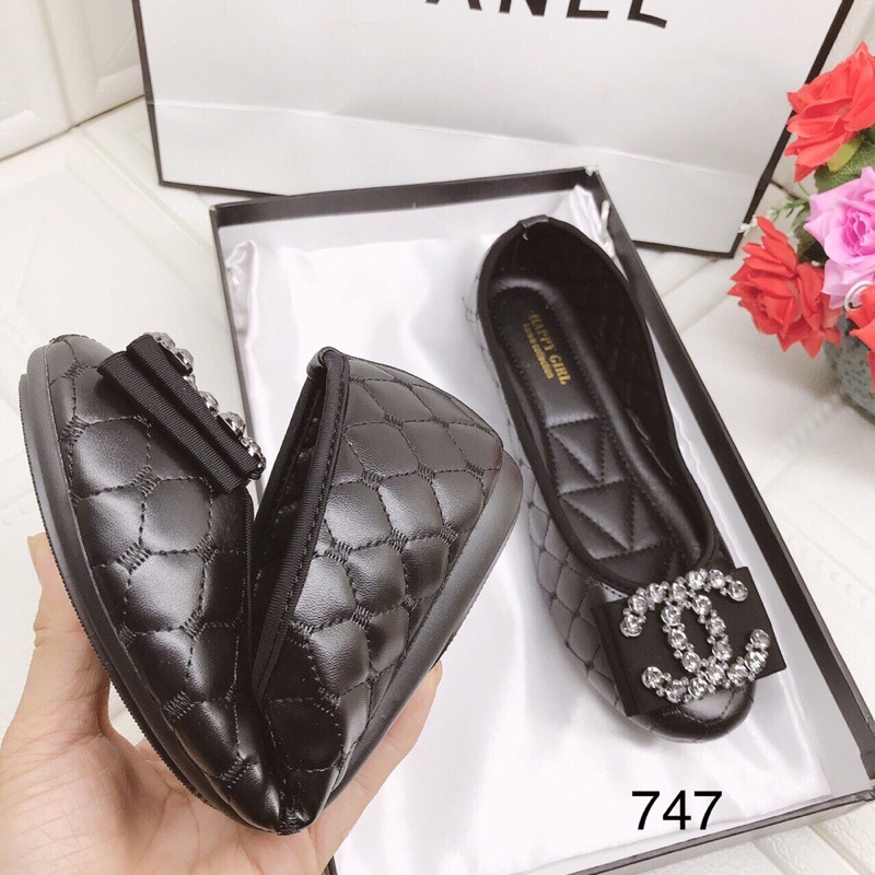 Giày búp bê tag X đá trần chỉ mã 747