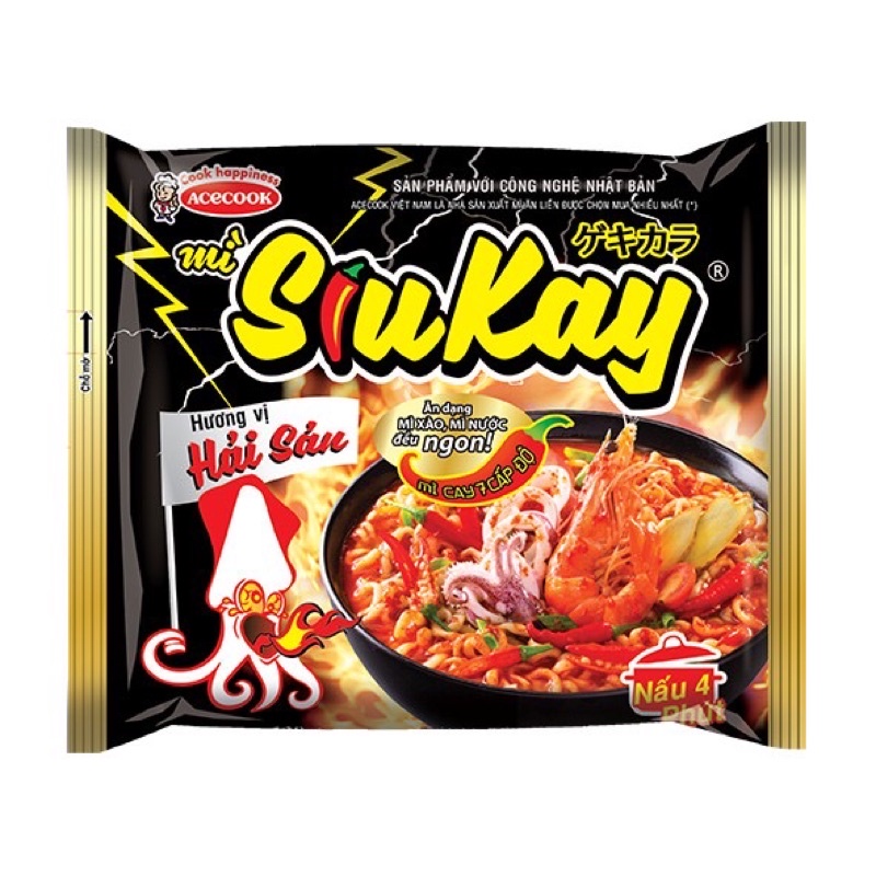 Mì siukay 7 cấp độ
