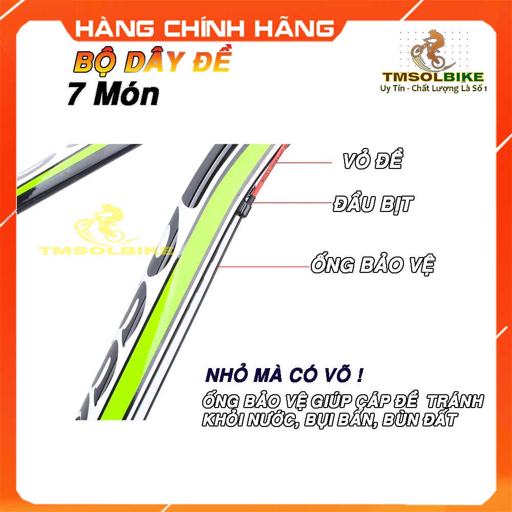 Bộ Dây Đề Xe Đạp 7 món Tiện Dụng Cho Xe Đạp Leo Núi Touring Road Bike Citi Xe Đạp Gấp