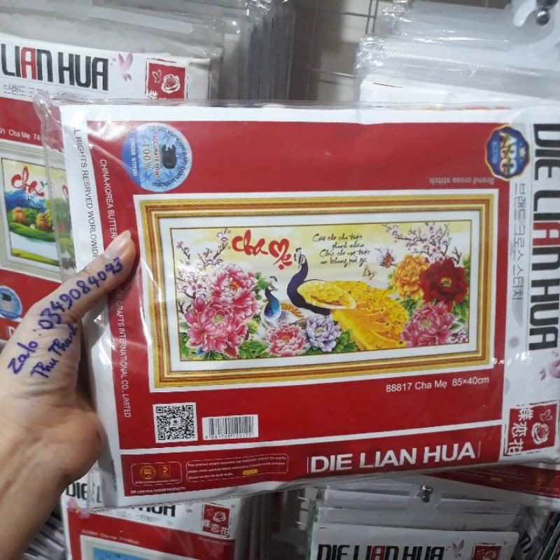 tranh thêu cha mẹ 88817 (85×40)