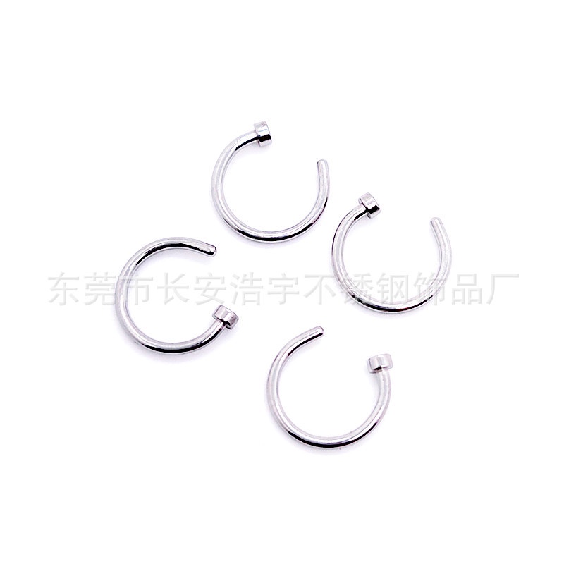 Khuyên Mũi Thép Không Gỉ Thời Trang Cá Tính