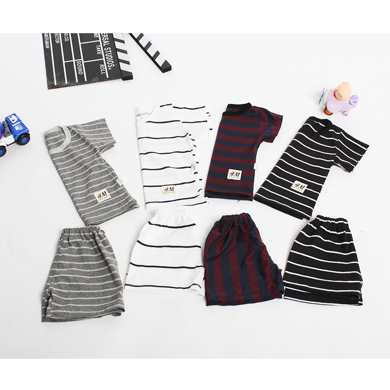 Bộ Quần áo trẻ em cotton 100% thấm hút mồ hôi tốt cho bé trai/gái