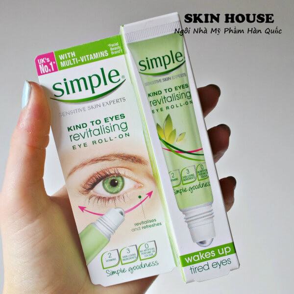 Sẵn - Kem Dưỡng Mắt Simple Kind To Eyes - Skinhouse 0986136861