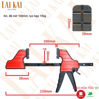Cảo kẹp nhanh mini Duratec 100mm