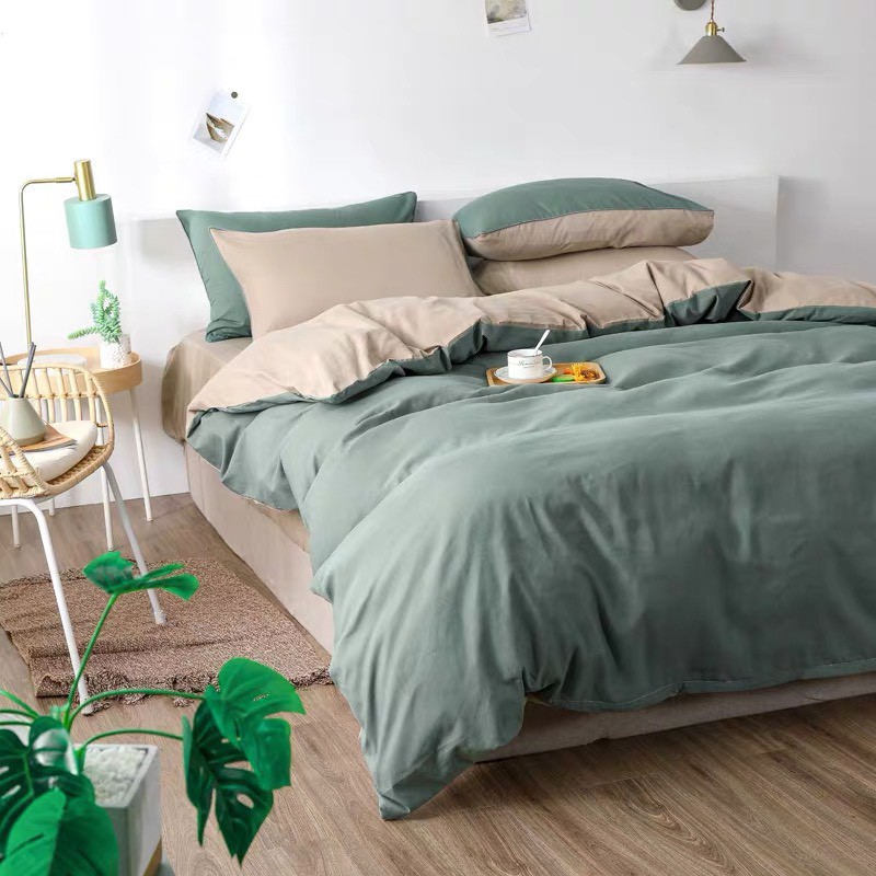 Bộ chăn ga gối cotton Tici LIDACO 4 món có đủ mọi kích thước drap giường từ 1m đến 2m2 miễn phí bo chun | BigBuy360 - bigbuy360.vn