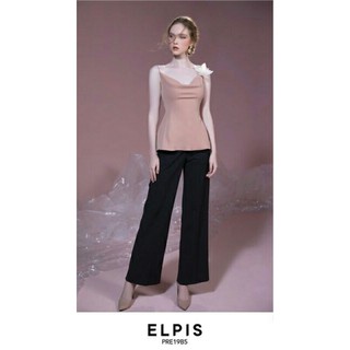 Áo cổ đổ form peplum