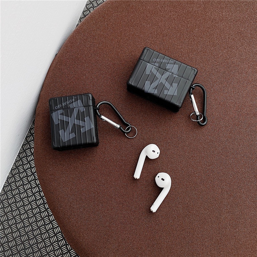 Vỏ Bảo Vệ Hộp Sạc Tai Nghe airpods pro airpods 3 gen3 airpods 2 Họa Tiết off white Thời Trang Ốp