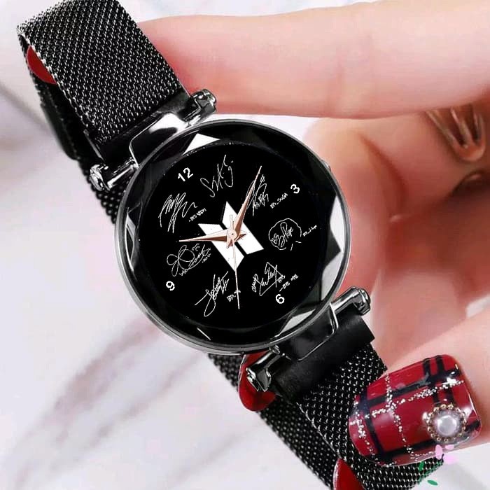 Mới Nhất Đồng Hồ Nam Châm BTS Jm Dây Xích Bền Bỉ Chống Thấm Nước Trẻ Trung Có Thể Muốn Được Làm Quà Tặng Người Lớn C4F1 Chất Lượng Cao Cho Thanh Thiếu Niên