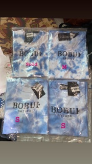 Áo bobui tie dye sky blue