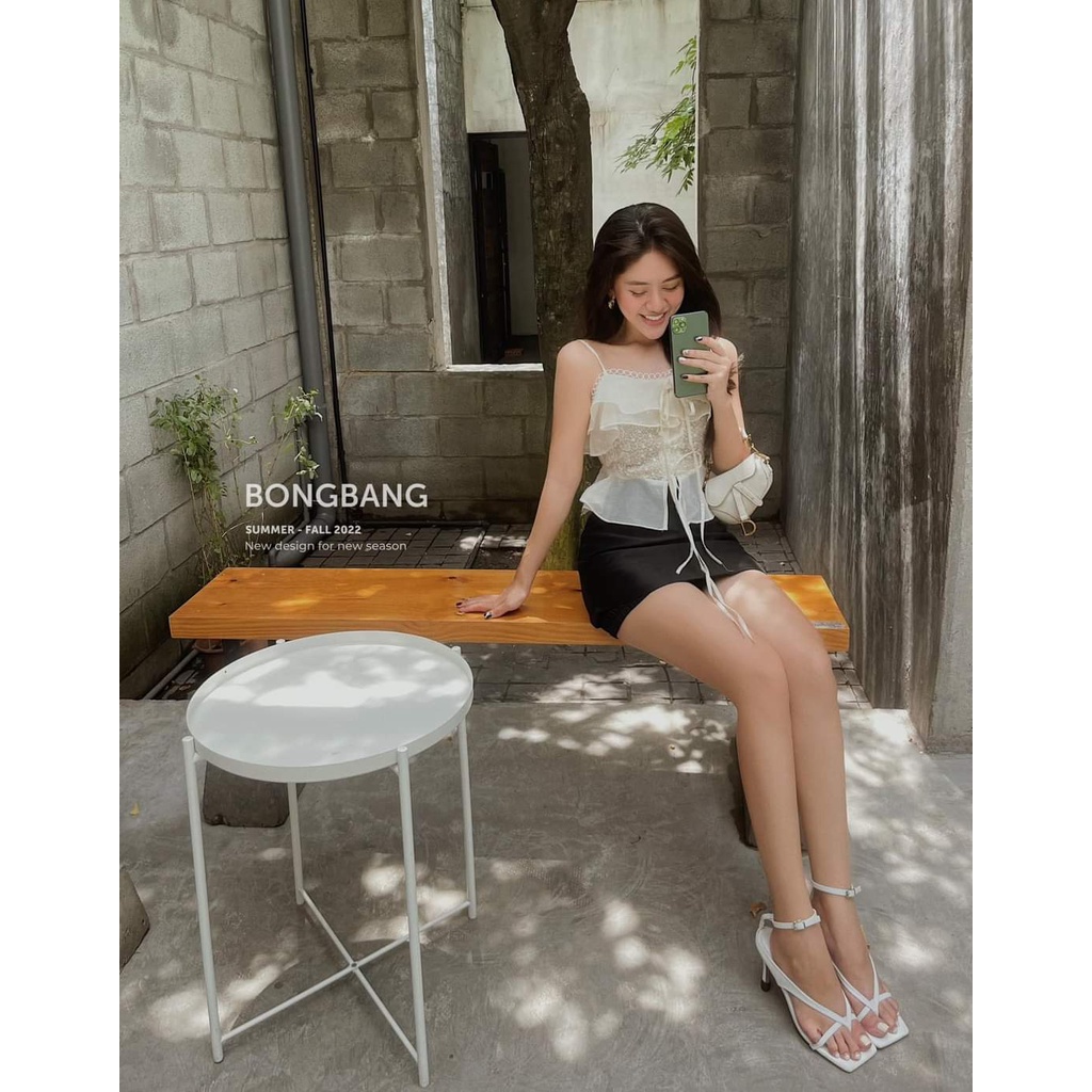[LOẠI ĐẸP QUAI THON] Sandal cao gót 7cm 4B mũi vuông kẹp xỏ ngón gót nhọn hot trend 2020 đơn giản đi chơi mới đẹp xinh