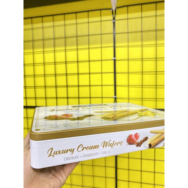 Bánh quế WHITE CASTLE hộp thiếc 450g | BigBuy360 - bigbuy360.vn