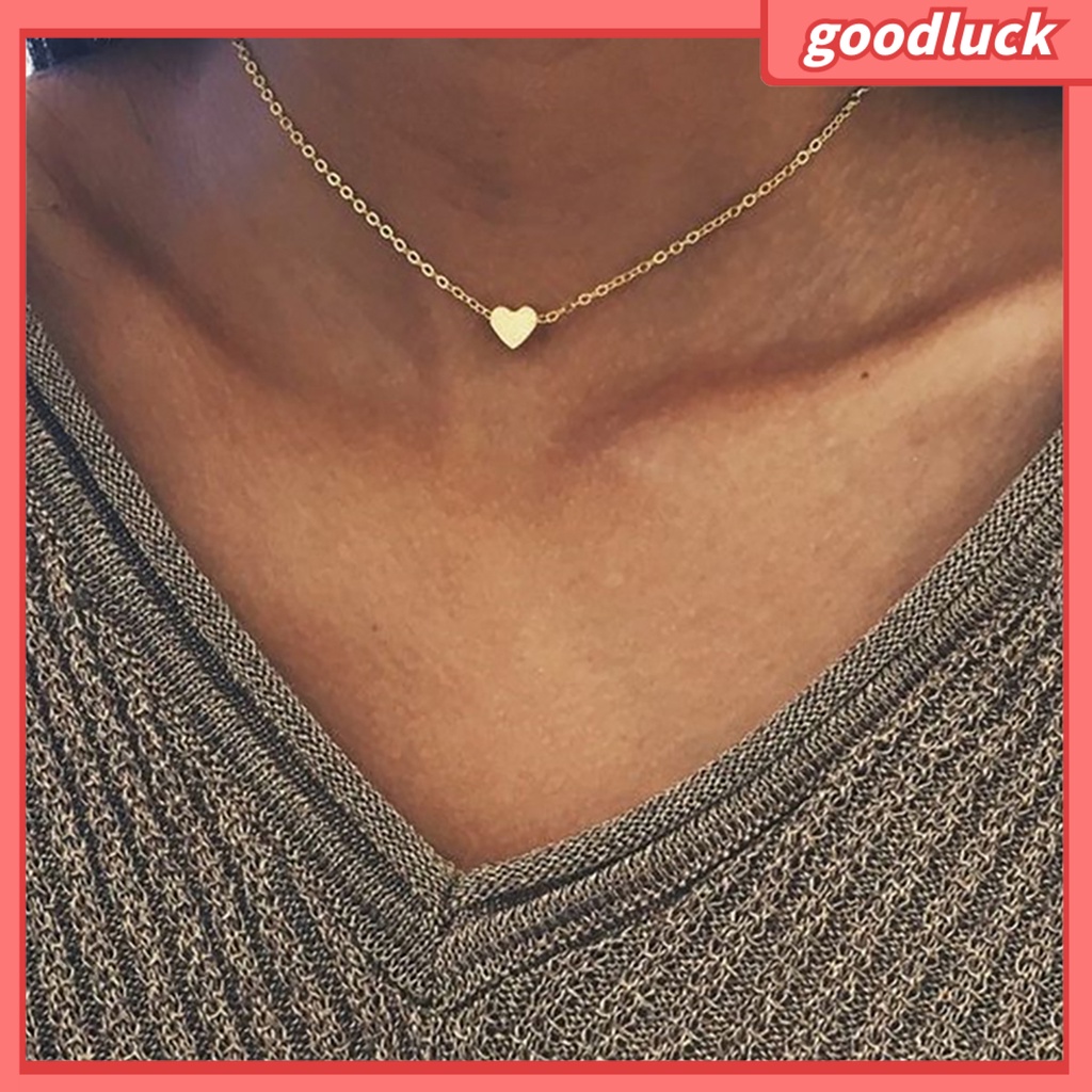 Vòng Cổ Choker Mặt Trái Tim Thời Trang Quyến Rũ Cho Nữ