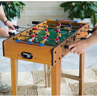 Đồ Chơi Bàn Bóng Đá Bi Lắc Trẻ Em Chính Hãng – Bàn Bóng Đá Table Top Foosball (Gỗ) miDoctor – 6 Hàng Cầu Thủ