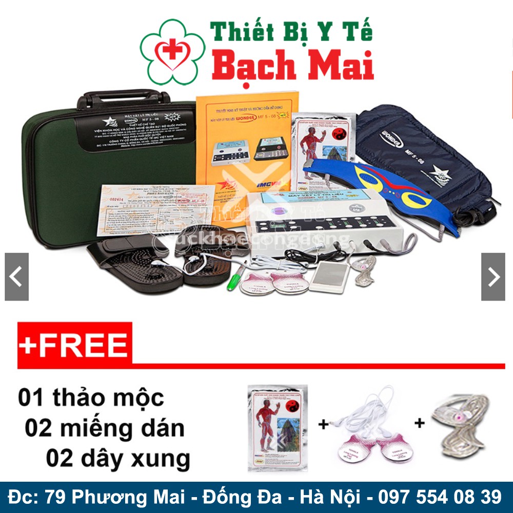 [TẶNG COMBO QUÀ] Máy Vật Lý Trị Liệu Đa Năng WONDER MF5 - 08 New Bộ Quốc Phòng + Bộ Quà Tặng Trị Giá 270k