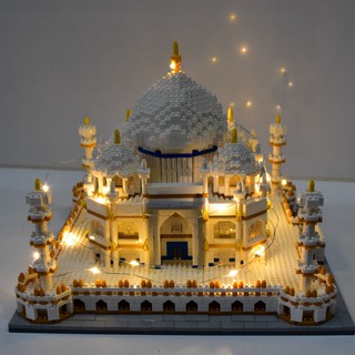 Lego lắp ráp người lớn ba chiều Các khối xây dựng có độ khó cao của Disney Taj Mahal tương thích với đồ chơi lâu đ