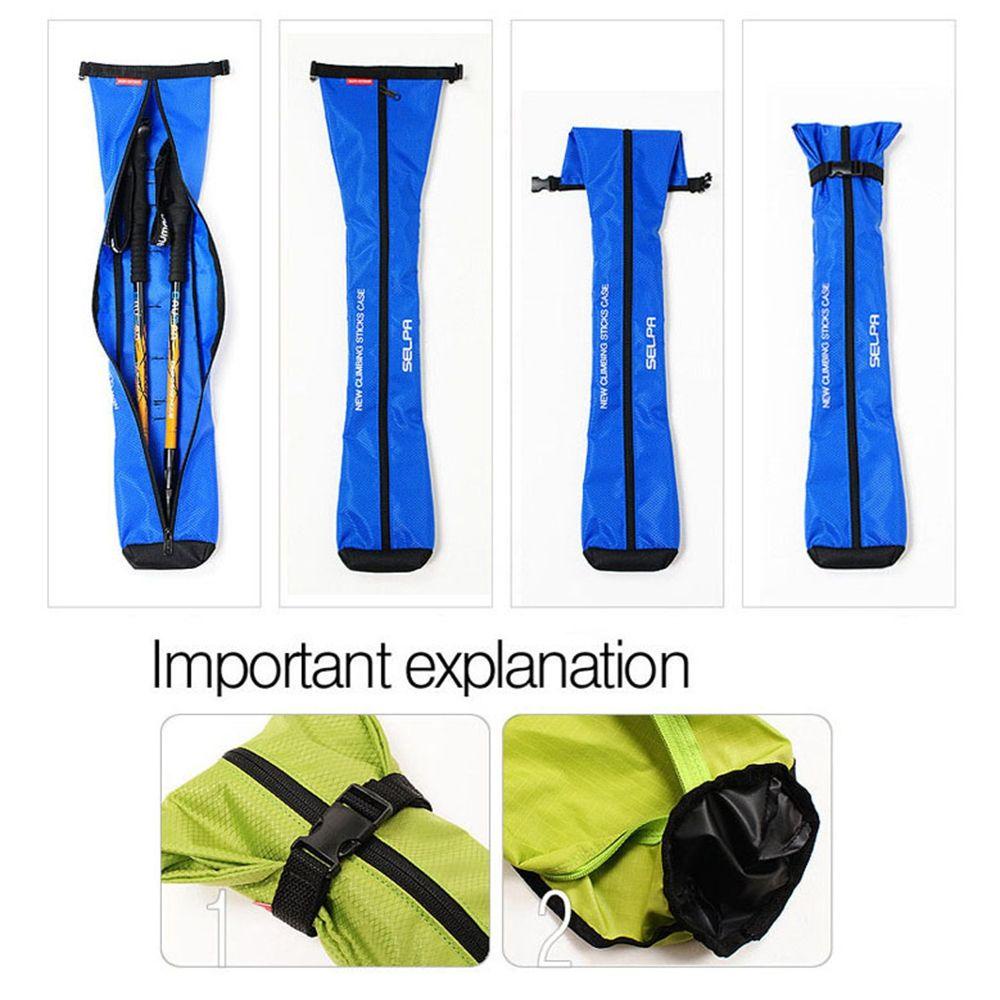 MUVAKO Túi Đựng Gậy Đi Bộ / Đi Bộ / Du Lịch Bằng Vải Oxford Có Thể Gấp Gọn Tiện Lợi