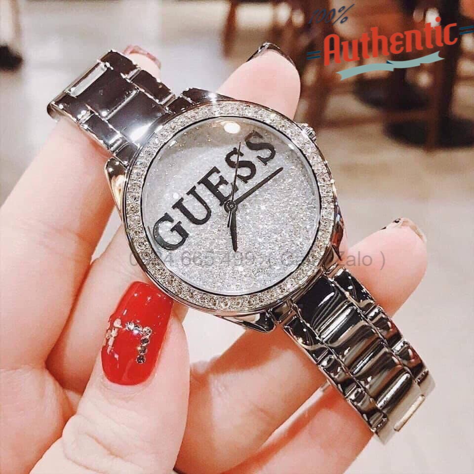 Đồng Hồ Nữ Guess Glitter Girl Silver W0987l1