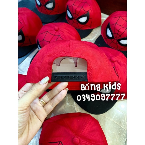 Mũ SnapBack Bé Trai Siêu Nhân Nhện HaM