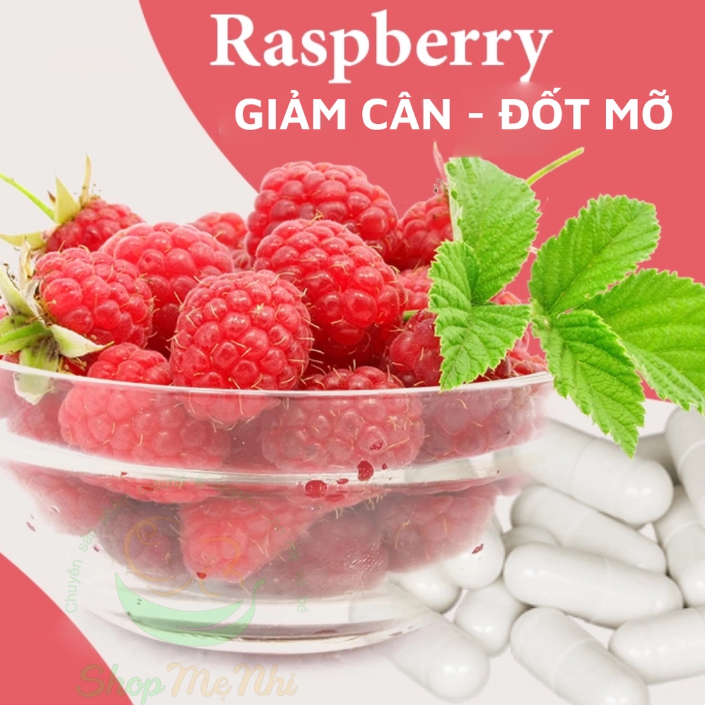 Viên uống giảm cân, đốt mỡ, đẹp da Puritan Raspberry Ketones 100mg – 500mg.
