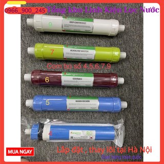 Combo 3 lõi lọc nước Kangaroo số 4, 5, 6 👉 Lõi Lọc Số 456 Của Máy Lọc  Nước Kangaroo 👉 Lõi Nanosiver