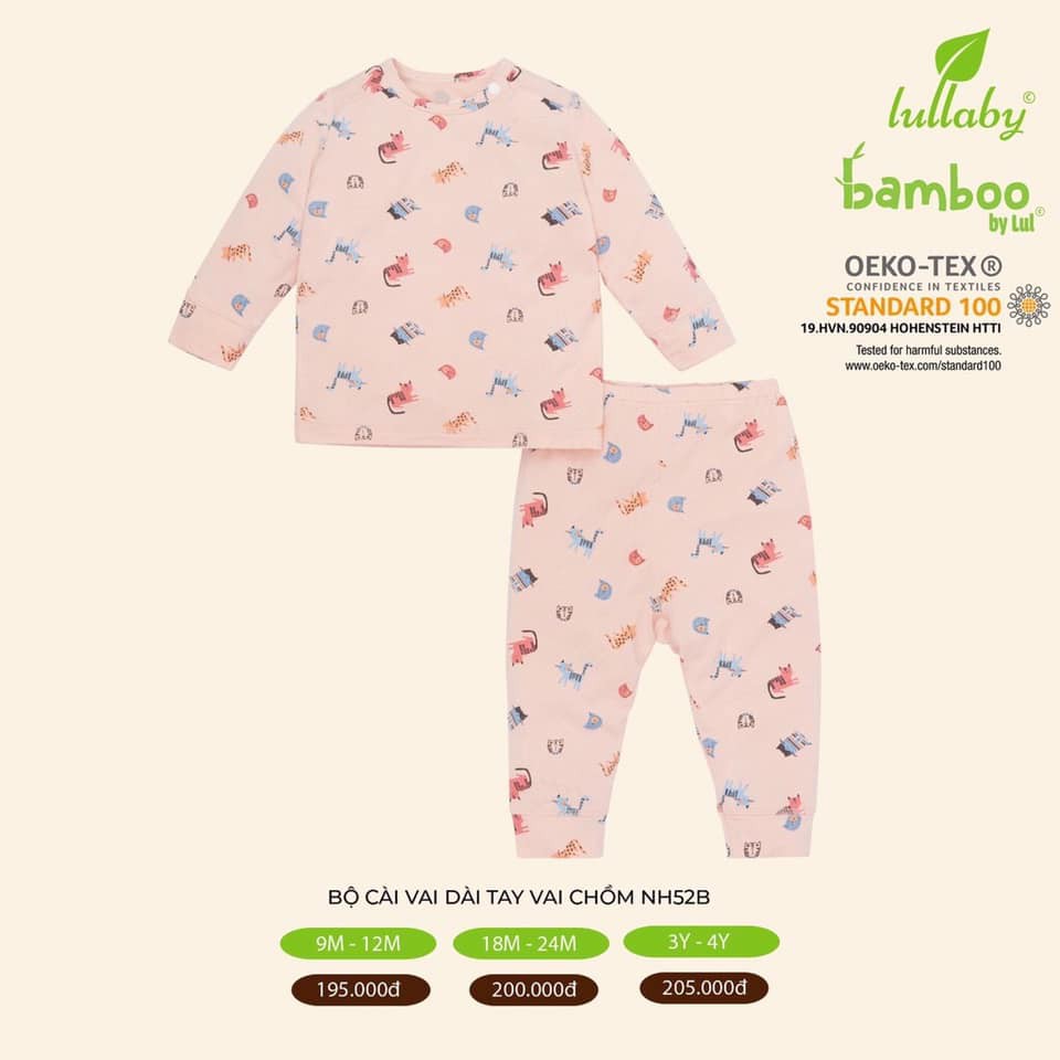 Bộ Lullaby sợi tre sale chính hãng sale