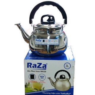 Ấm Đun Nước Reo Inox Raza 2L-3L-4L