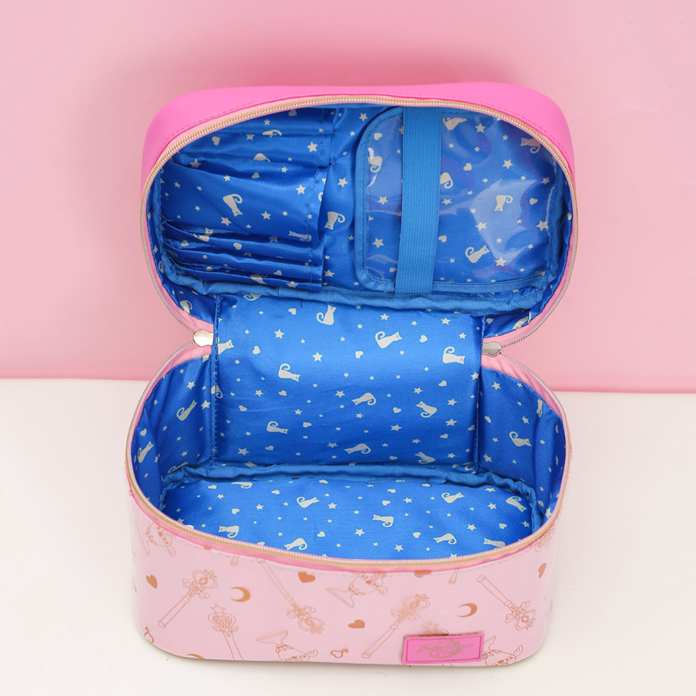 [Hàng mới về] Túi đựng mỹ phẩm họa tiết Sailor moon nhiều màu sắc đa năng