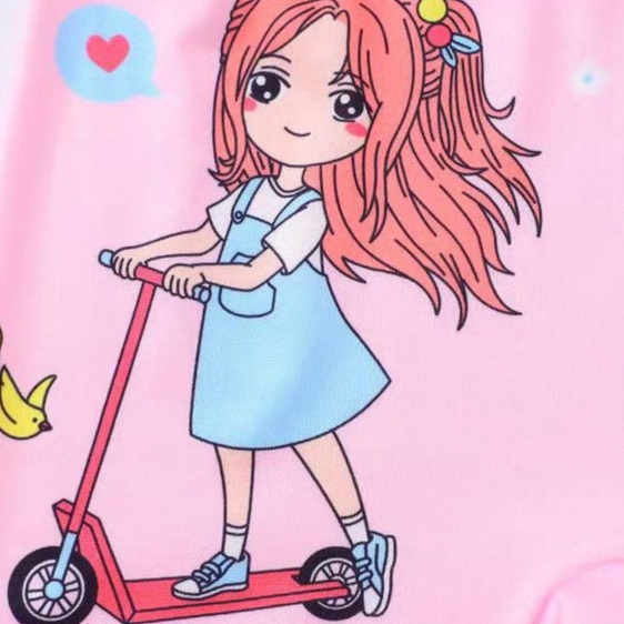 Quần Lót Boxer Vải Cotton In Hoạt Hình Xinh Xắn Dành Cho Bé Gái Bốn Màu Lựa Chọn