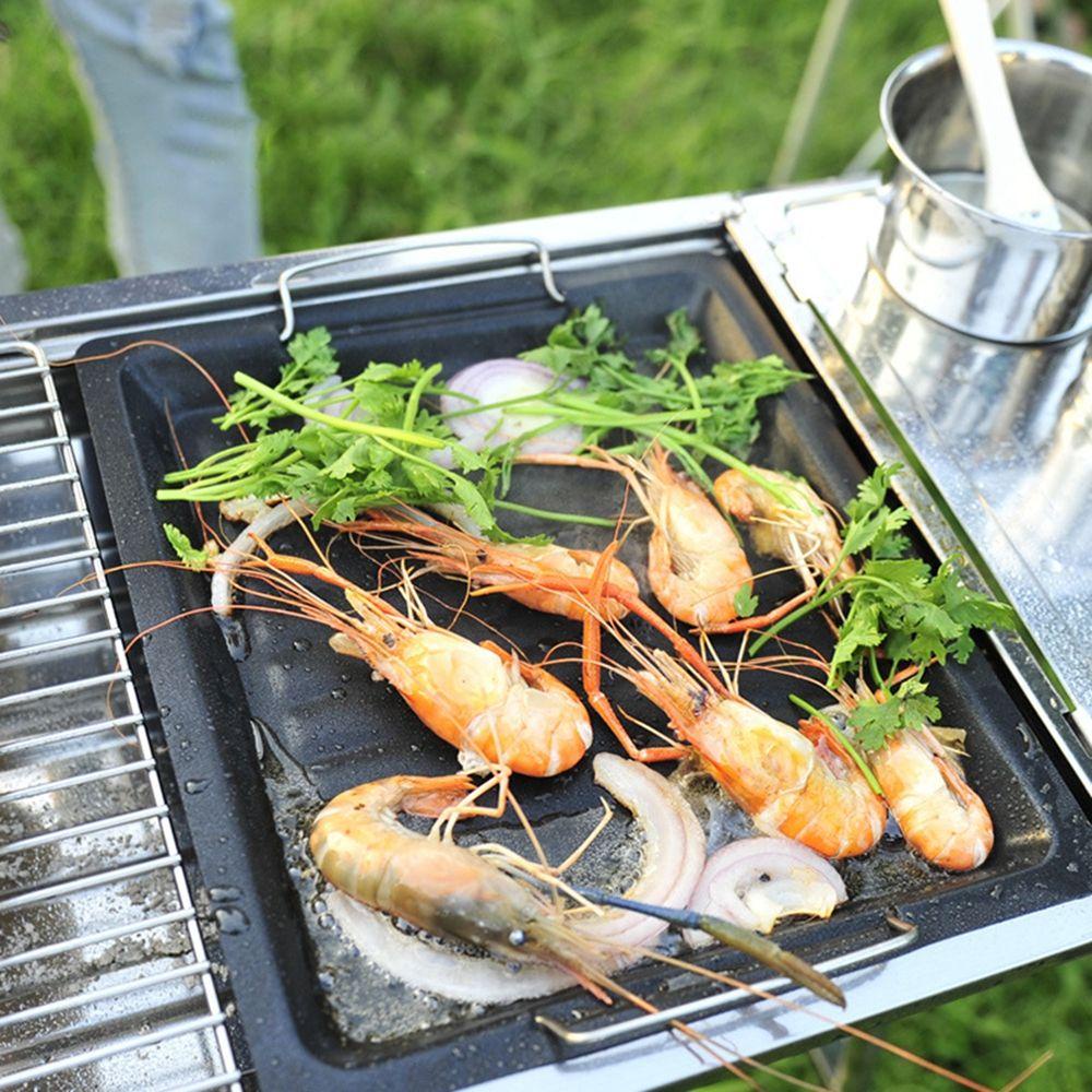 Lò Nướng Bbq 30X25CM Nhỏ Gọn Phong Cách Hàn Quốc Tiện Dụng Cho Dã Ngoại